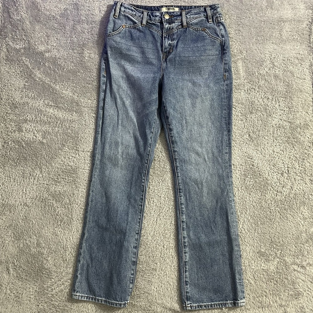 Rock and Roll Jeans Womens Size 30x34 High Rise Bootcut Western Blue Denim‎